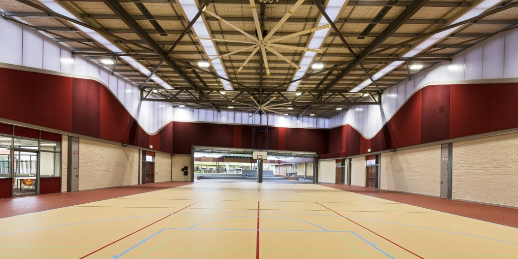 Danpalon Polycarbonate Cladding Glazing Interior, Byford College, Western Australia