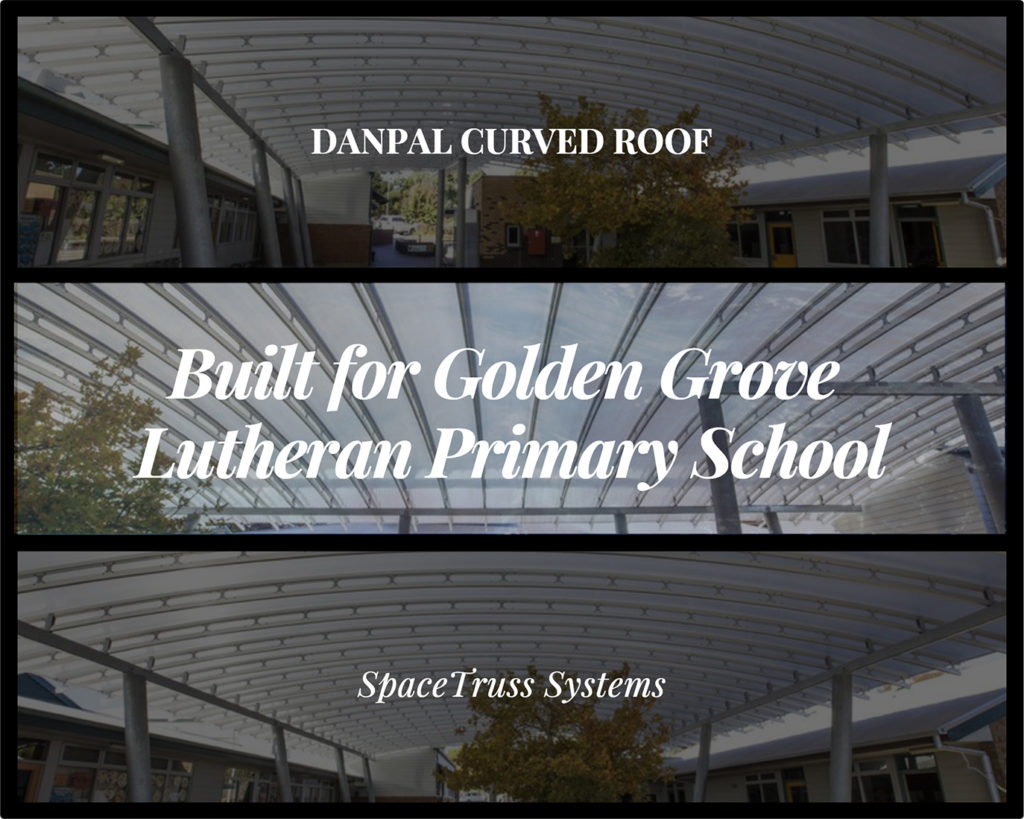 danpalon roofing spacetruss system created for the Lutheran College