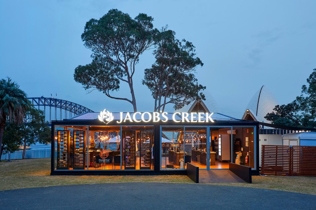Jacob’s Creek is ‘Everbright’ in Bennelong - Modular Architecture clear Danpal panels