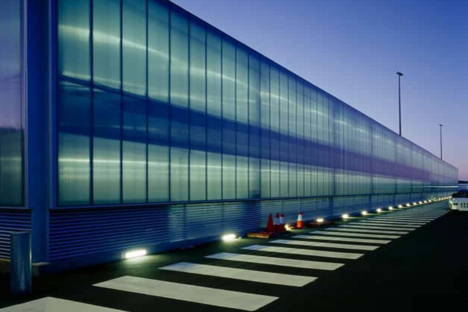 Hobart Airport Façade, Commercial and Industrial Building Facades Polycarbonate