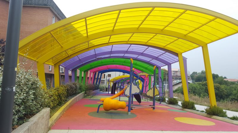 Danpal Polycarbonate Compact Roof Playground Project