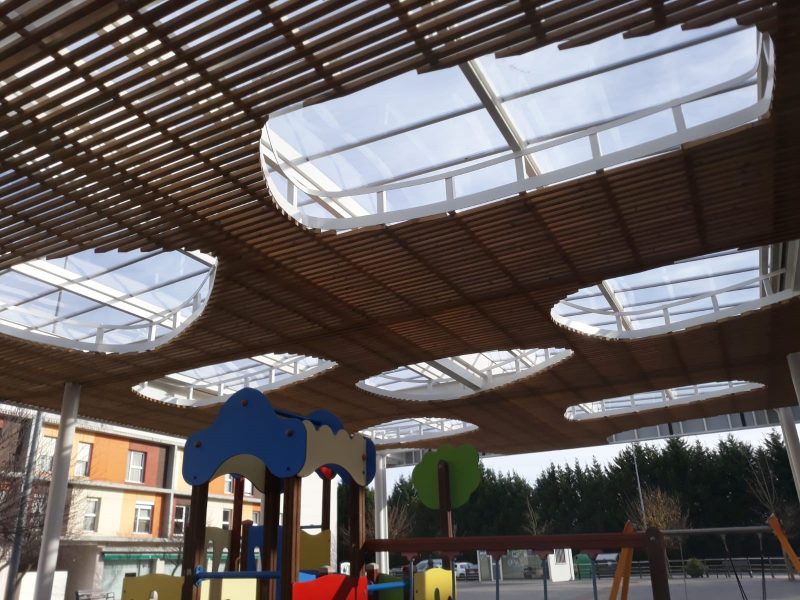 Danpal Polycarbonate Compact Roof Playground Project