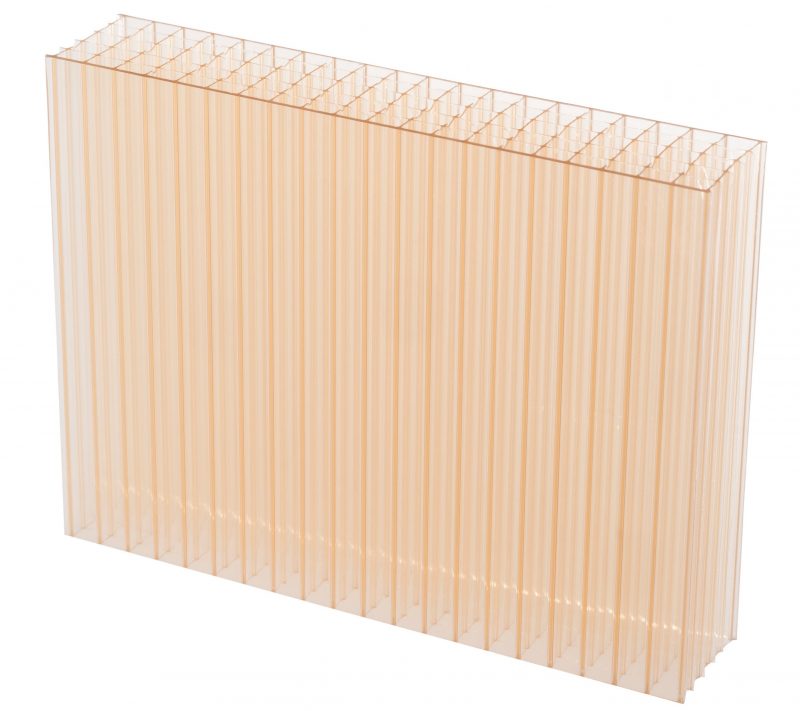 Amber Twin Wall Polycarbonate Panel