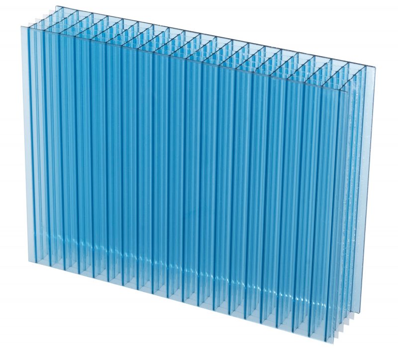 Arctic Blue Twin Wall Polycarbonate Panel