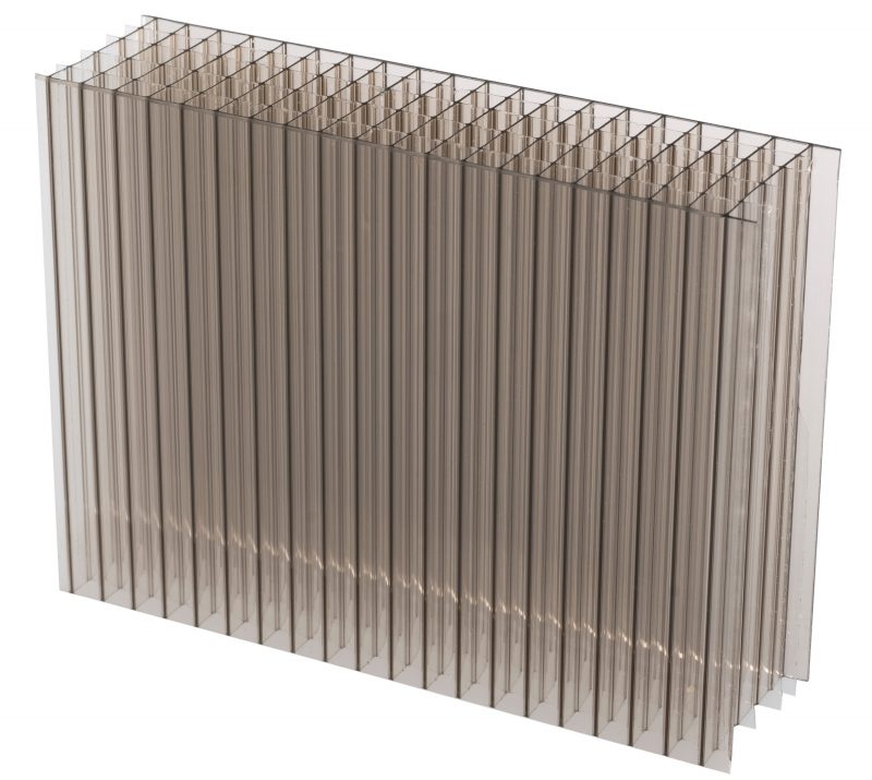 Brown Twin Wall Polycarbonate Panel