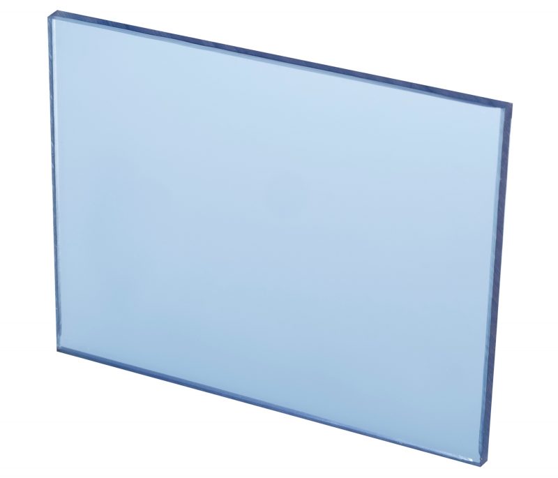 Compact Blue Polycarbonate Panel