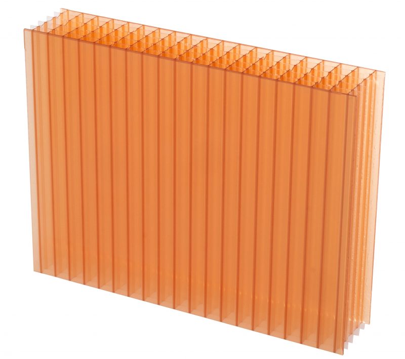 Copper Polycarbonate Panel