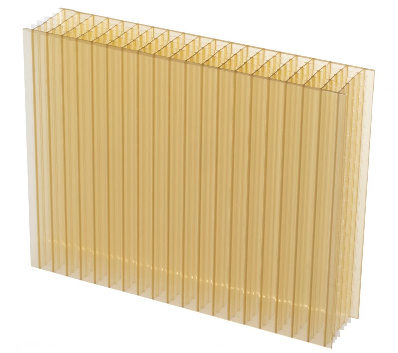 Gold Polycarbonate Panel