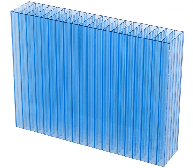 Sapphire Blue Polycarbonate Panel